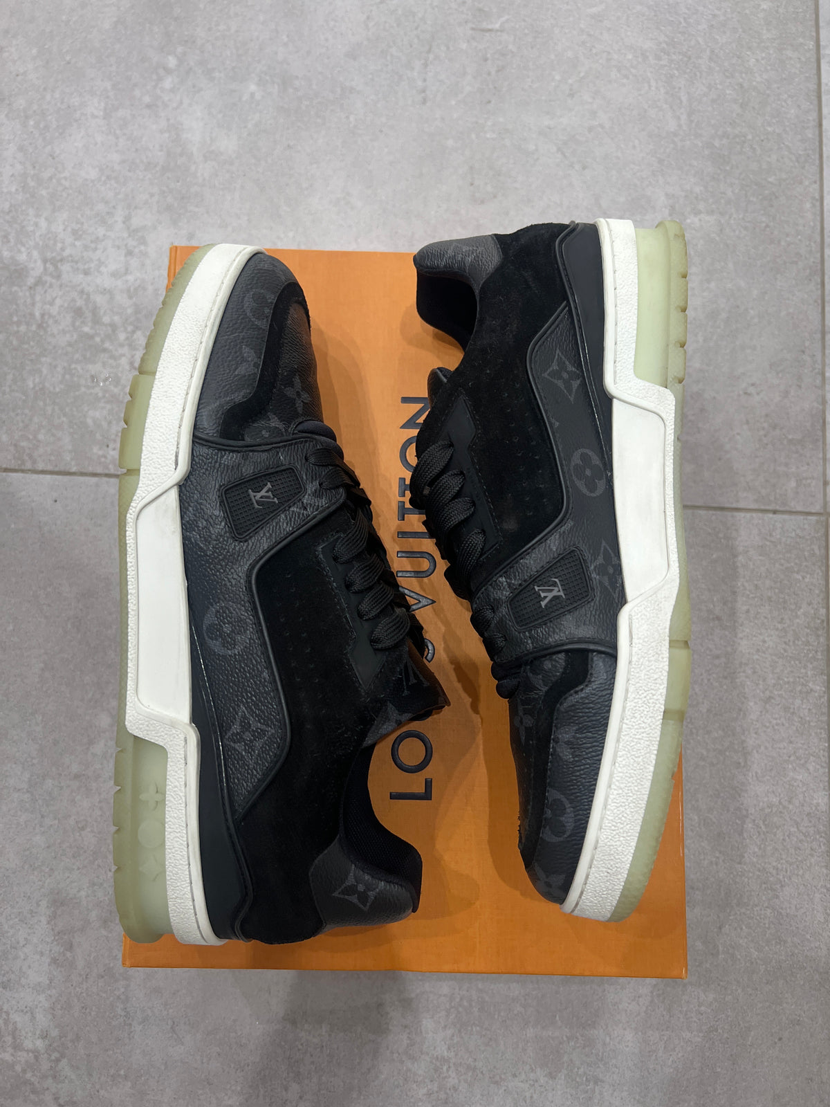 Louis Vuitton Trainer Black Monogram