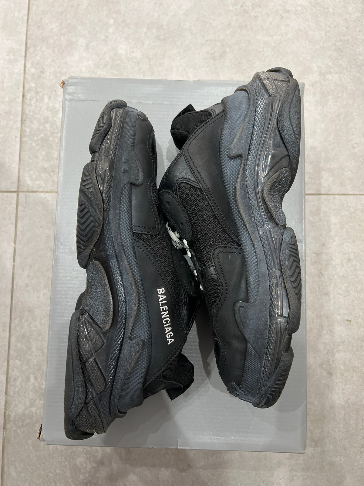 Balenciaga 3S Clearsole Black