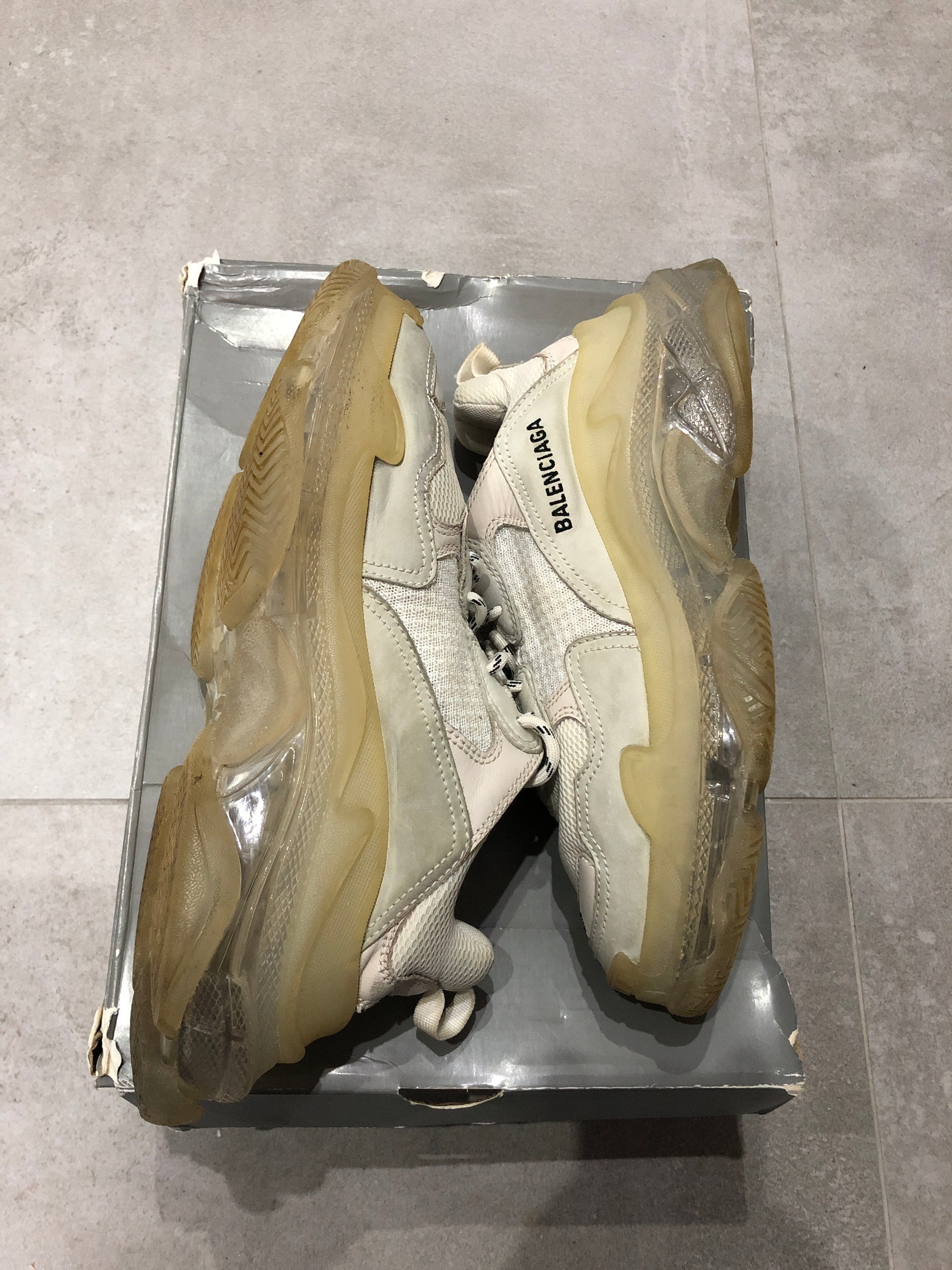 Balenciaga Triple S/3S Clesrsole White