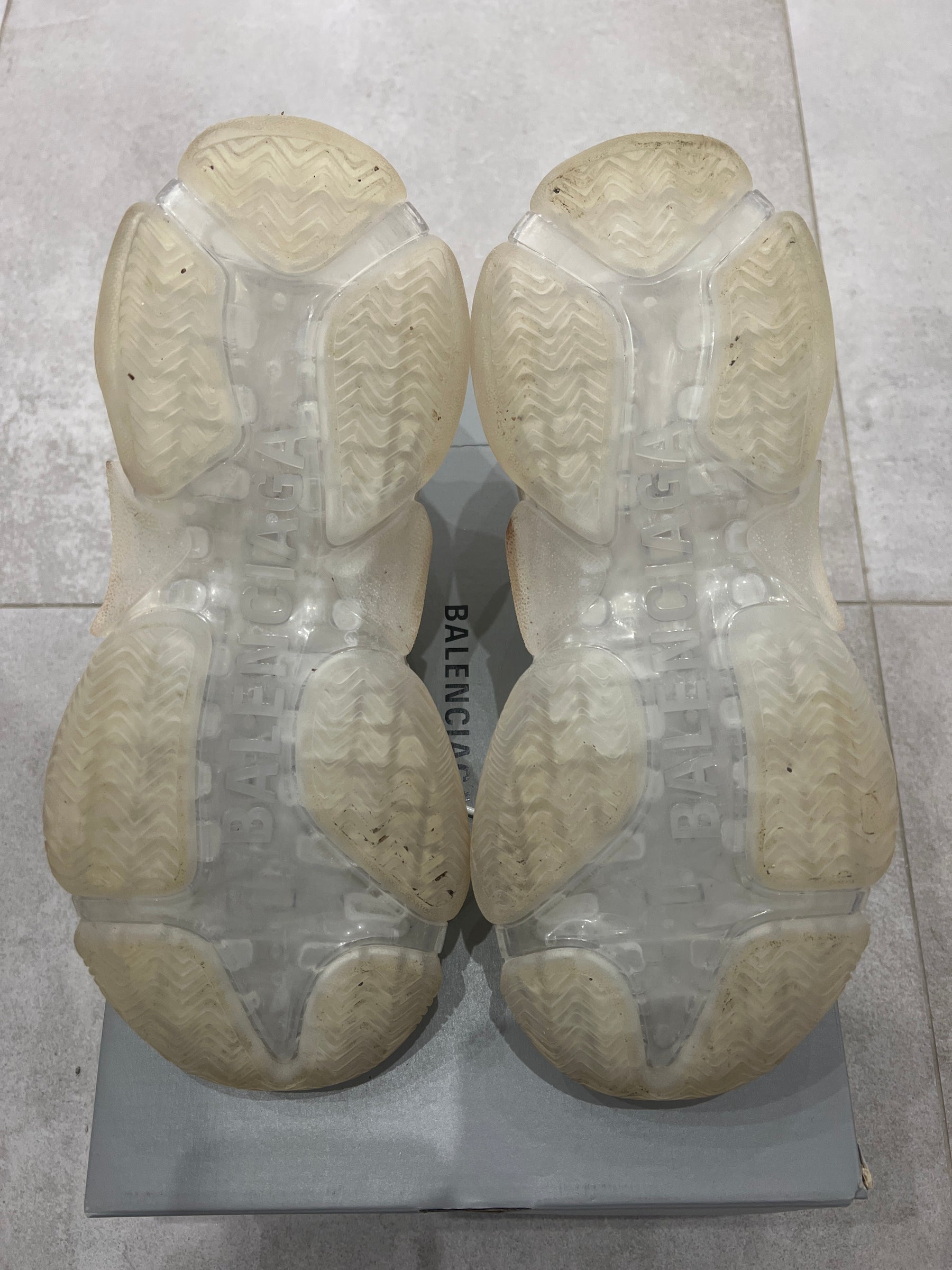 Balenciaga Triple S/3S Clearsole White
