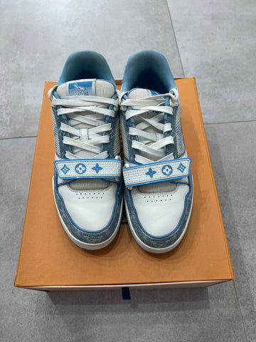 Louis Vuitton Trainer baby blue denim