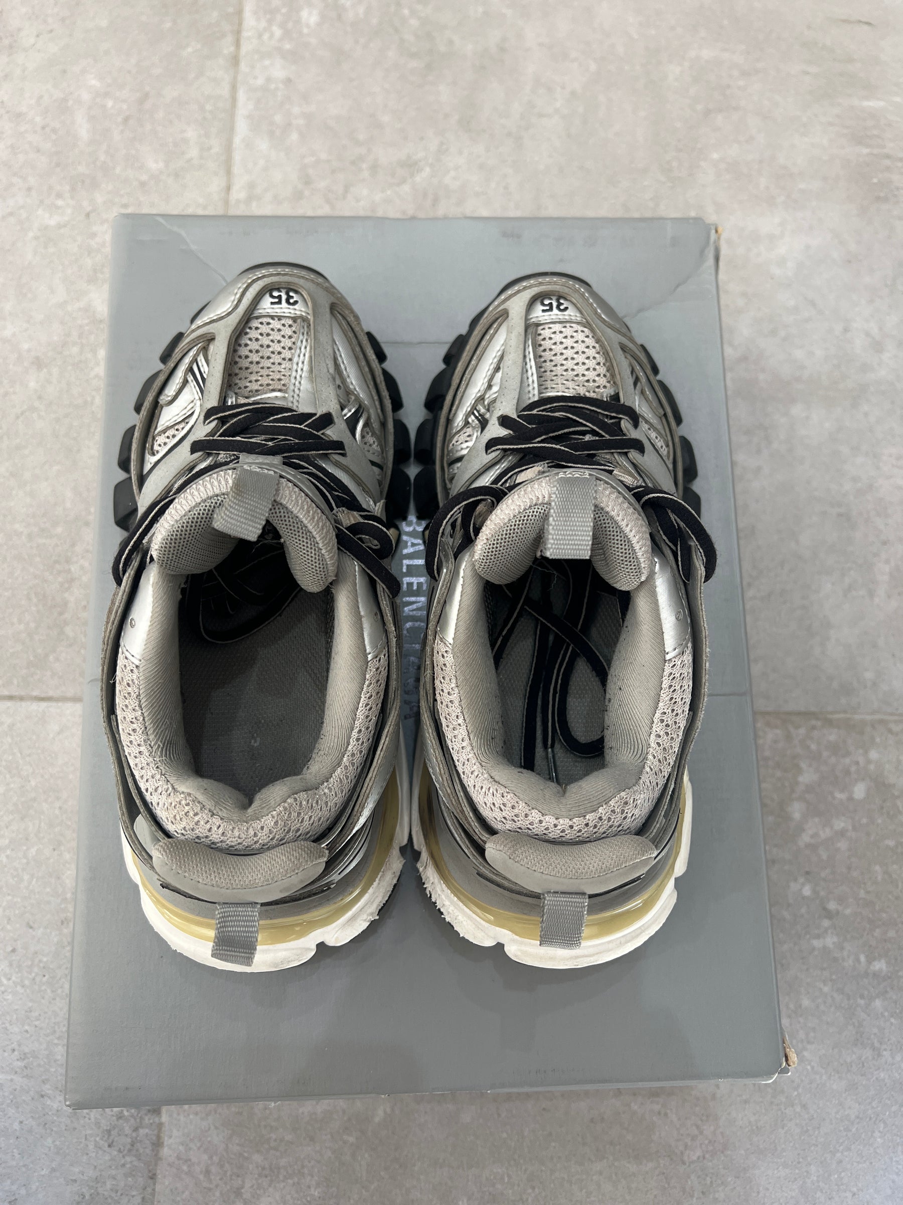 Balenciaga Track Metalic Grey