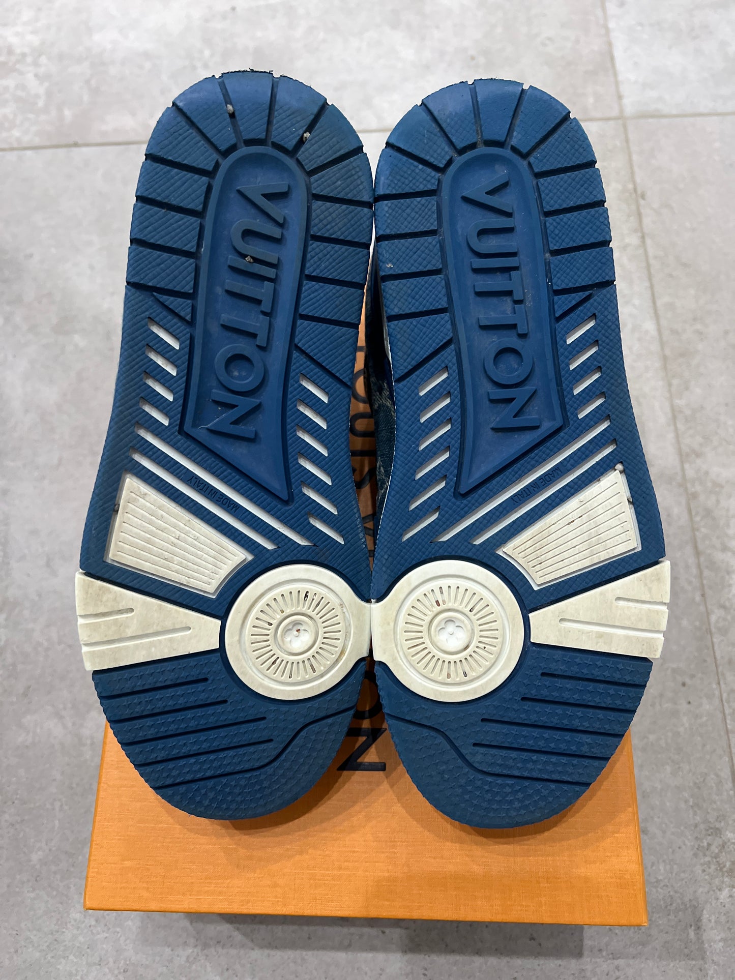 Louis Vuitton Trainer Denim Blue