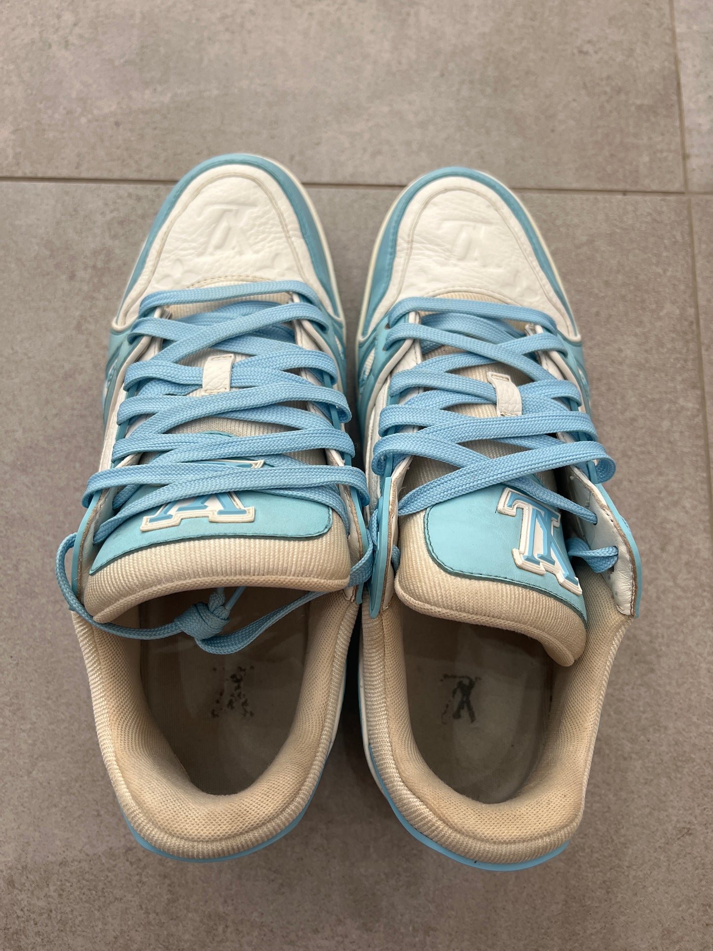 Louis Vuitton Trainer Baby Blue