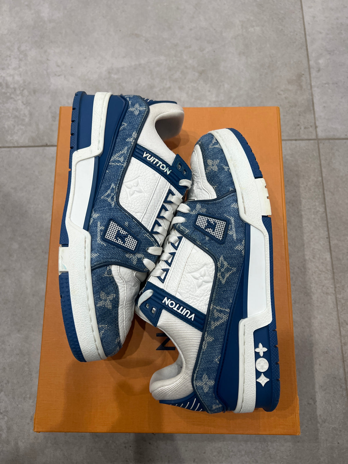 Louis Vuitton Denim Blue Trainer