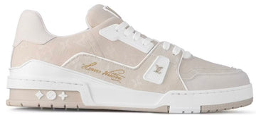 Louis Vuitton White Beige Monogram Trainer