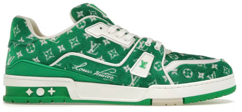 Louis Vuitton Trainer Green Textile