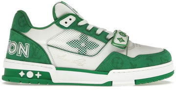 Louis Vuitton Green Denim Trainer