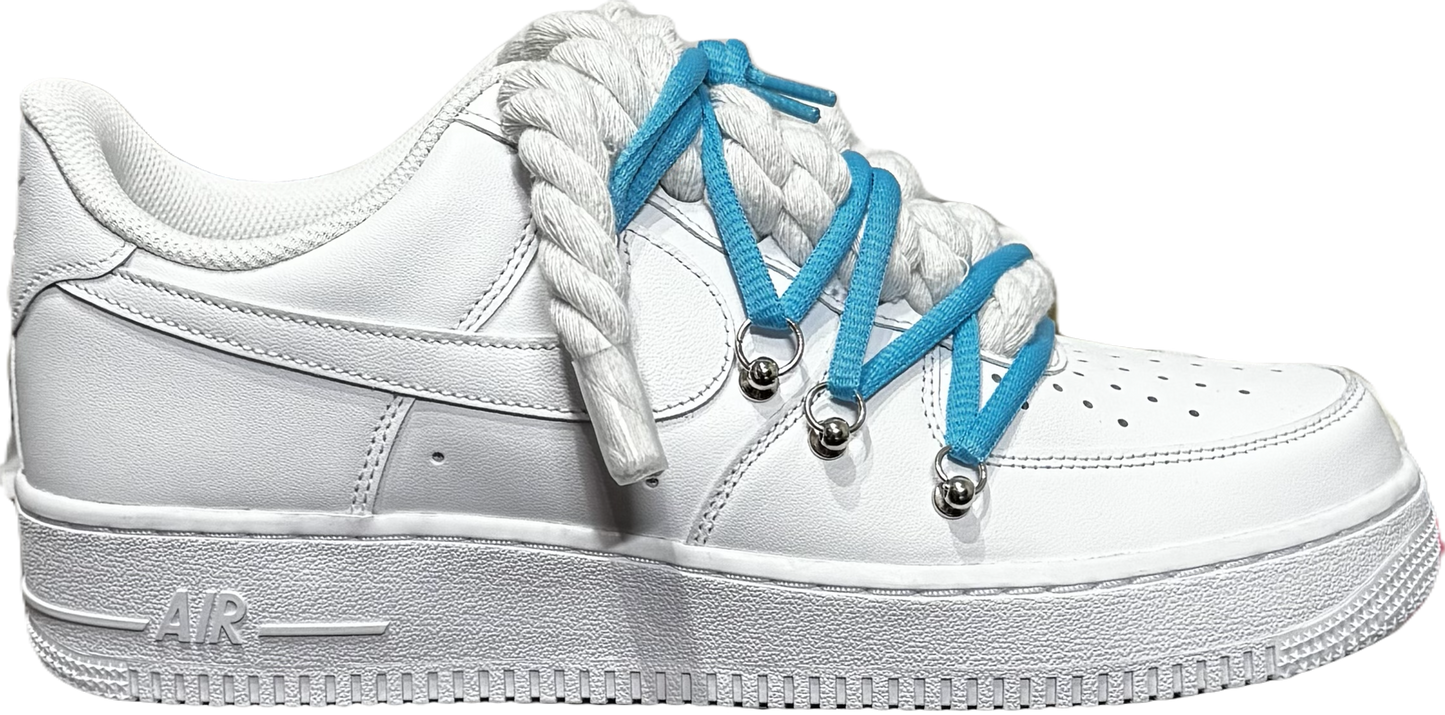 Air Force 1 White "Off-White Blue Laces"