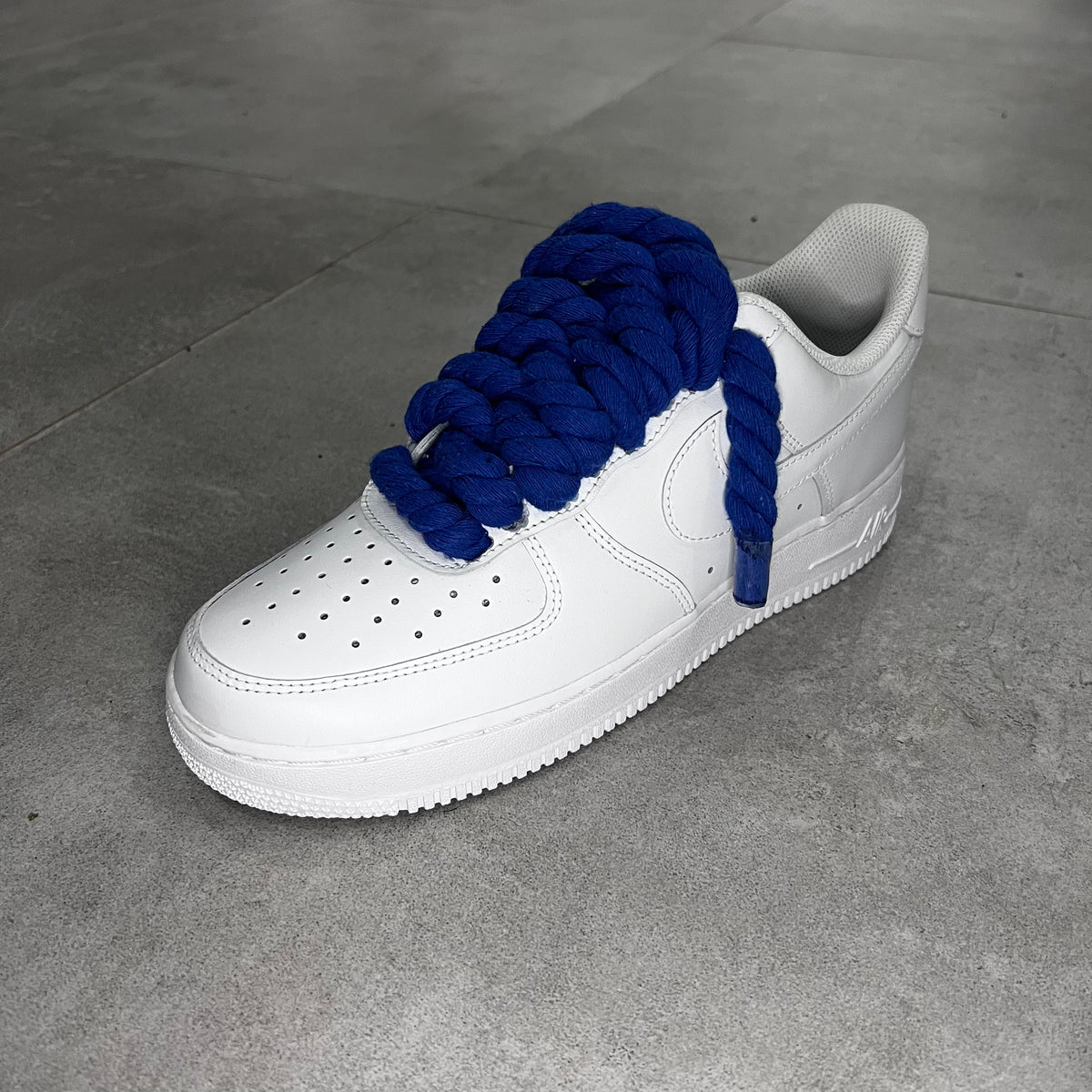Nike Air Force 1 Low White "Blue Rope Laces"