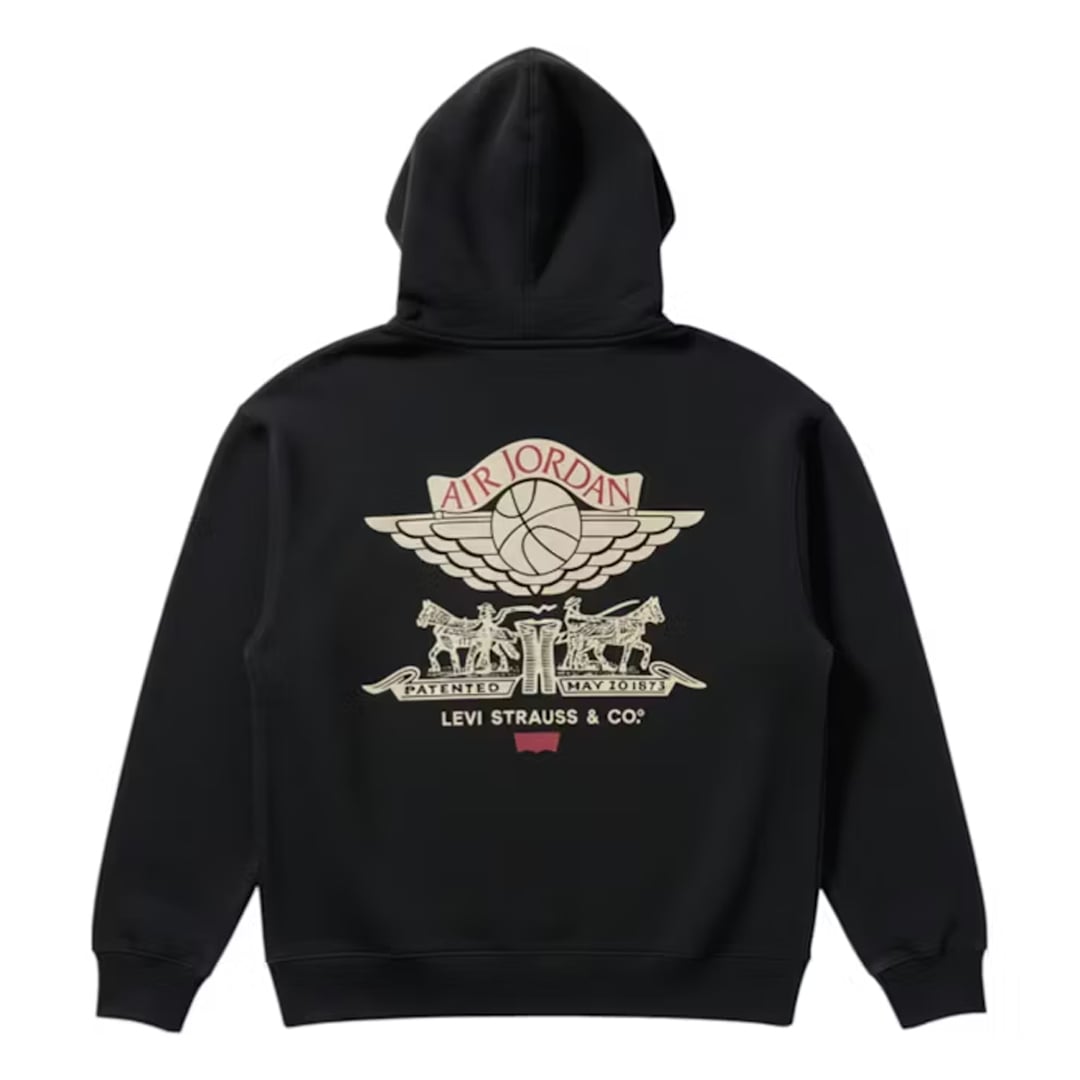 Nike Jordan x Levi's Full Zip Hoodie Black – Sneakers Depot
