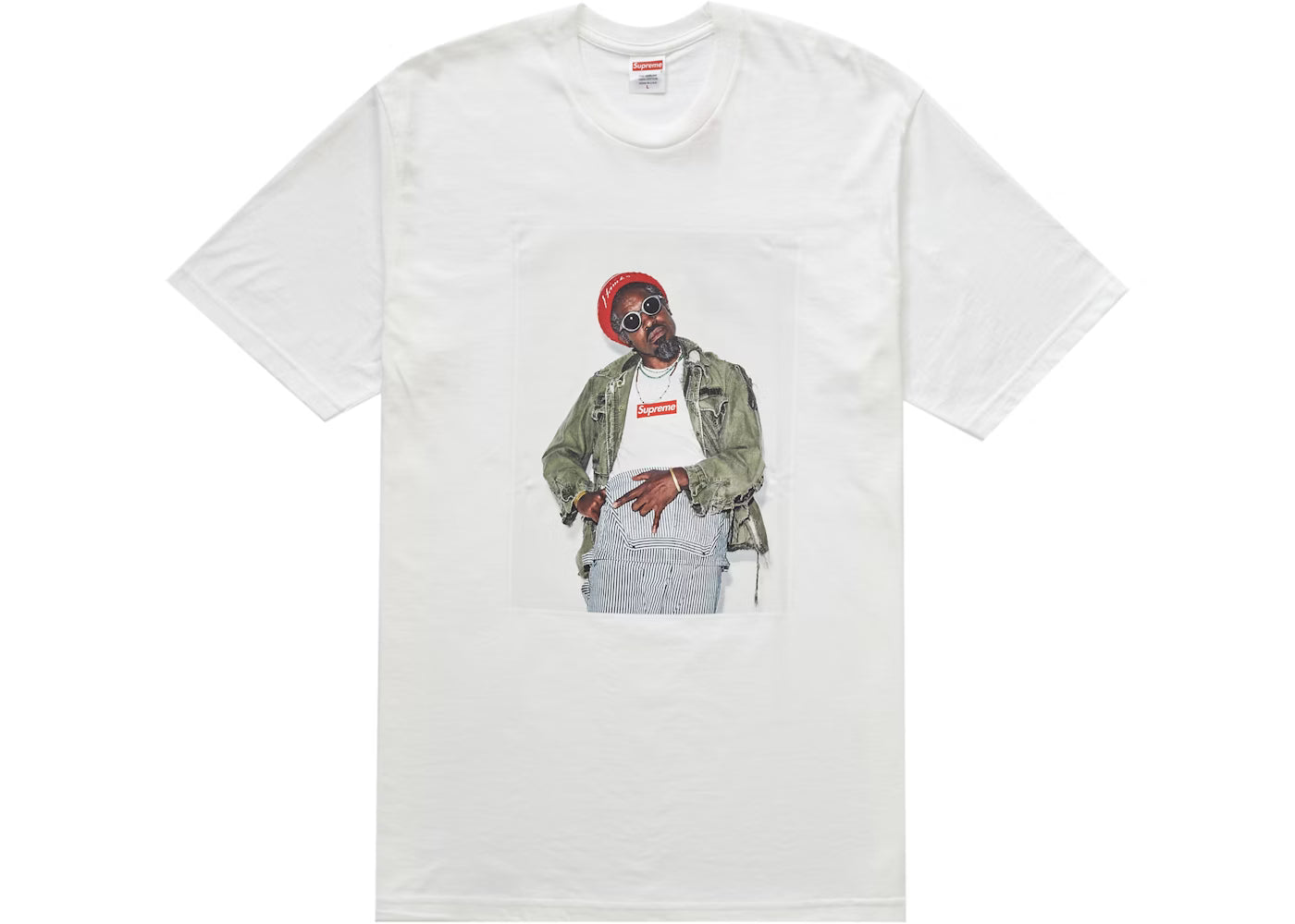 Supreme Andre 3000 Photo Tee White