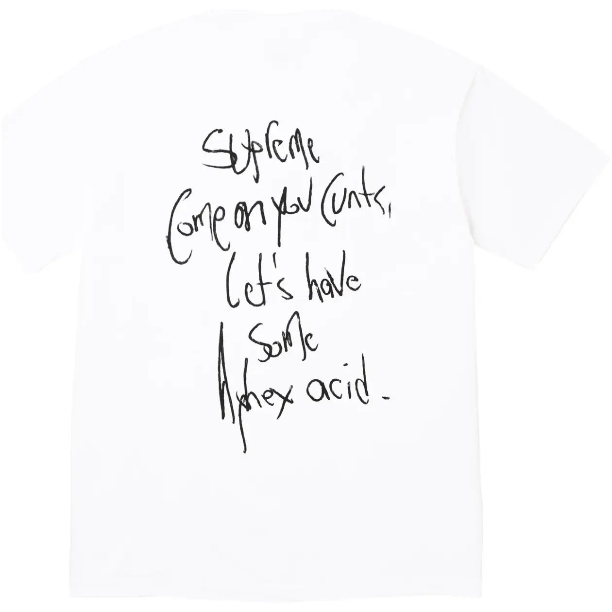 Supreme Aphex Twin Windowlicker White Tee