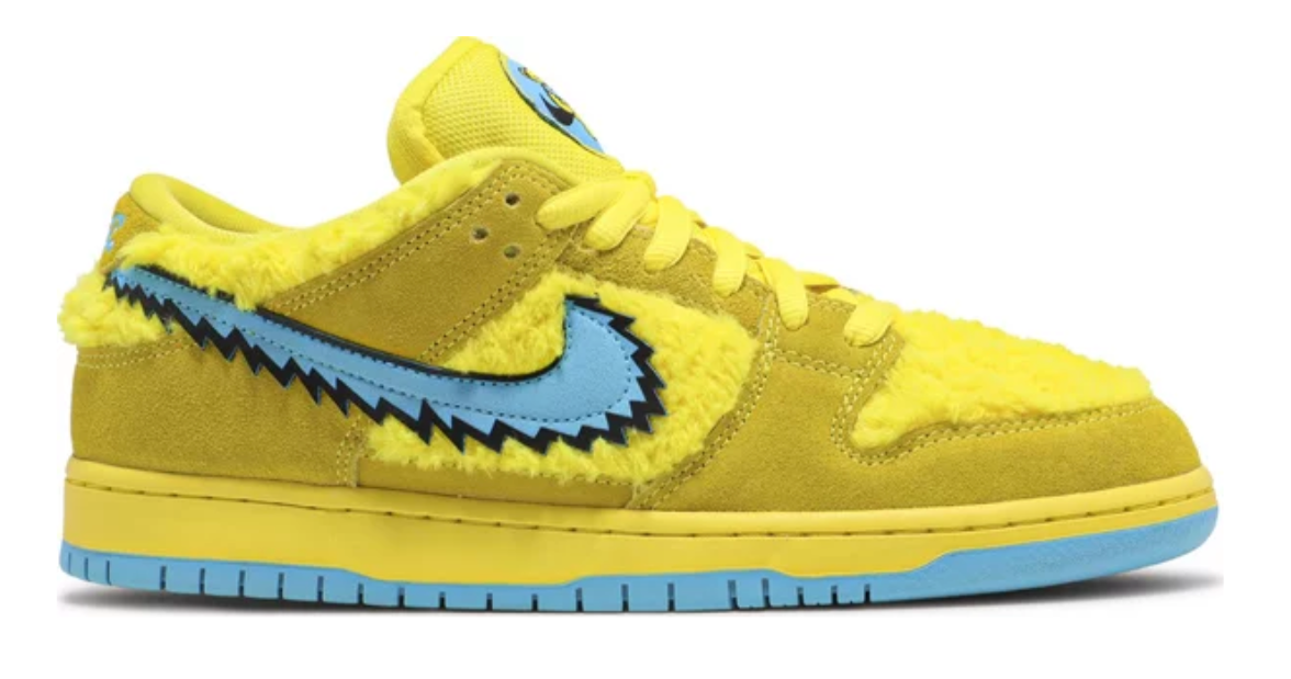 Nike Dunk Low SB Grateful Dead Bears Opti Yellow – Sneakers Depot