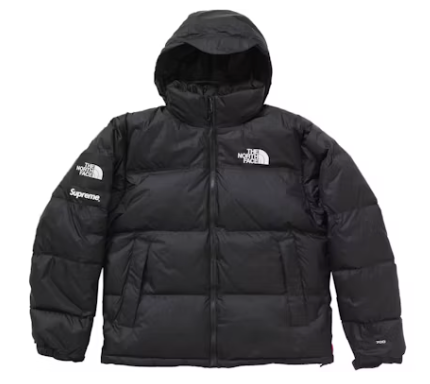 Supreme north face jacket black shop