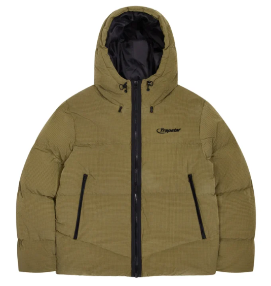 Trapstar Hyperdrive Puffer Jacket Olive