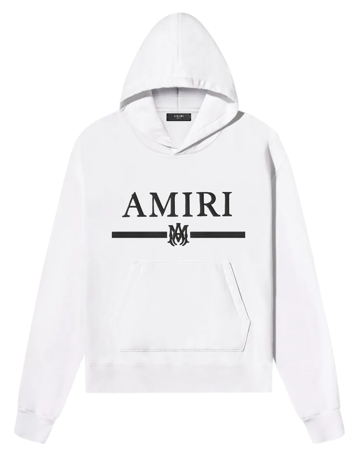 Amiri M.A. Bar Embroidery Hoodie White