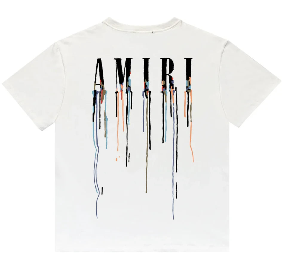 Amiri Paint Drip Core Logo Tee