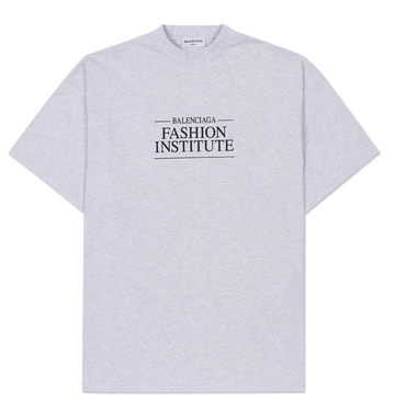 Balenciaga Fashion Institute Tee Grey