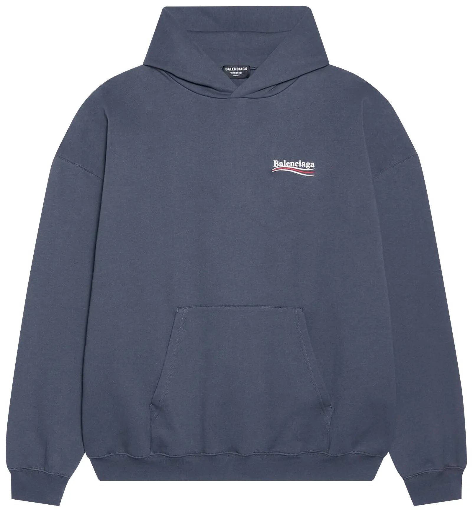 Balenciaga Political Campaign Hoodie Grey