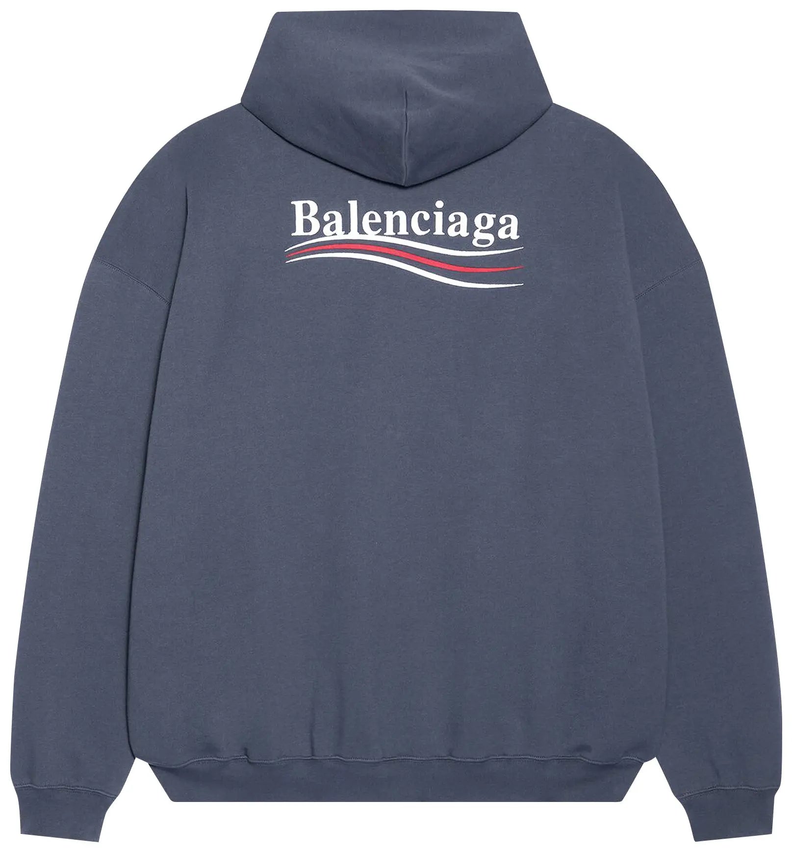 Balenciaga Political Campaign Hoodie Grey
