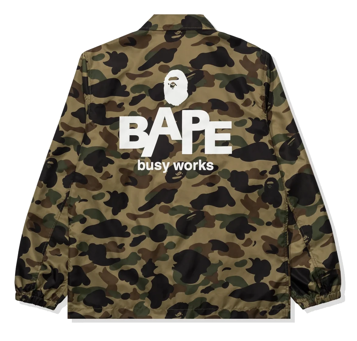 A Bathing Ape / Bape 1st Camo Nylon Twill Coach Jacket