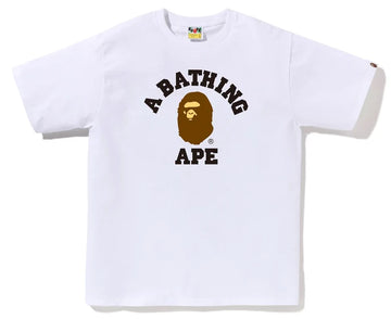 A Bathing Ape / Bape College Tee White
