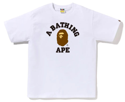 BAPE College Tee White