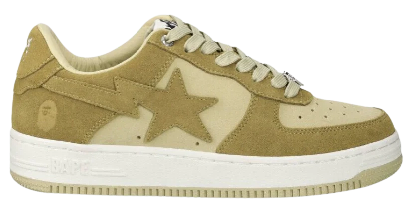 A Bathing Ape Bapesta Beige
