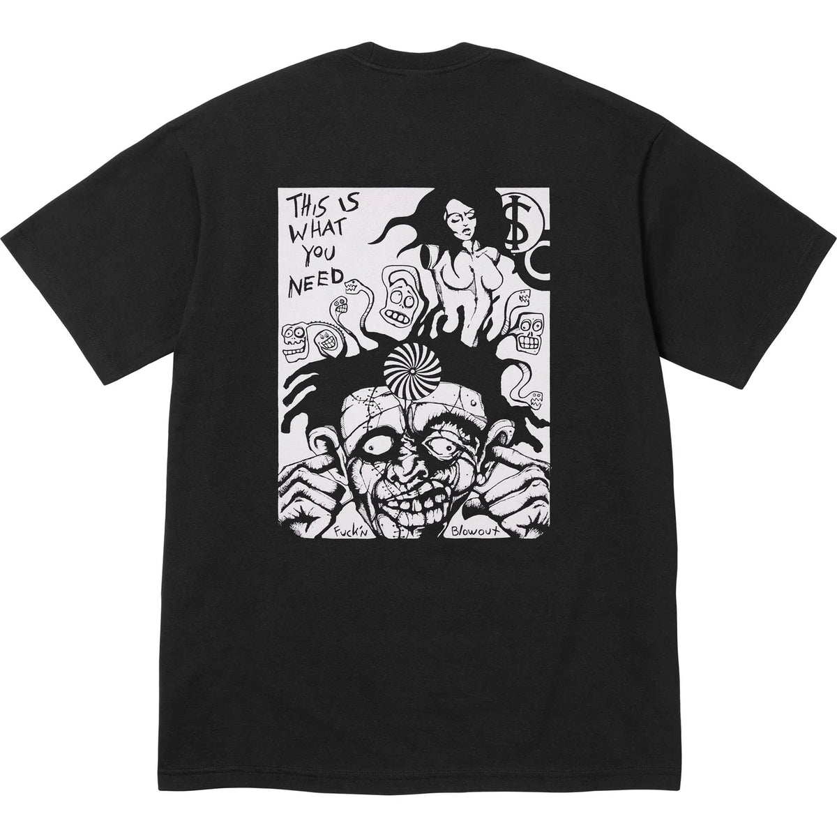 Supreme Fucking Blowout Tee Black