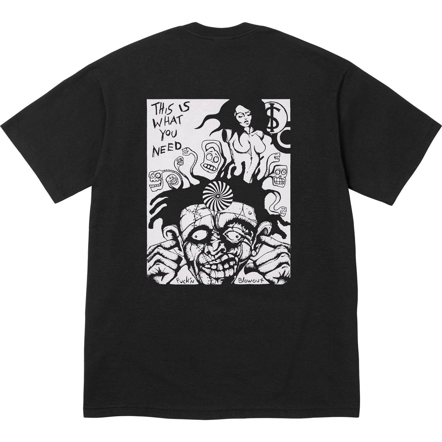 Supreme Fucking Blowout Tee Black