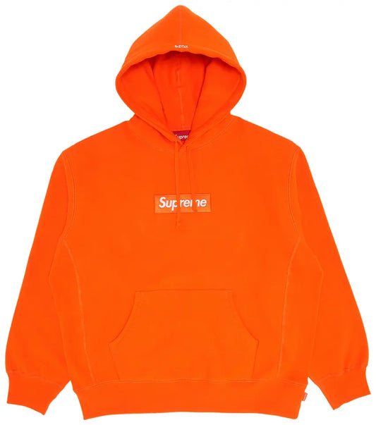 Supreme Box Logo Hooded Sweatshirt Sweatshirt (FW24) Dark Orange
