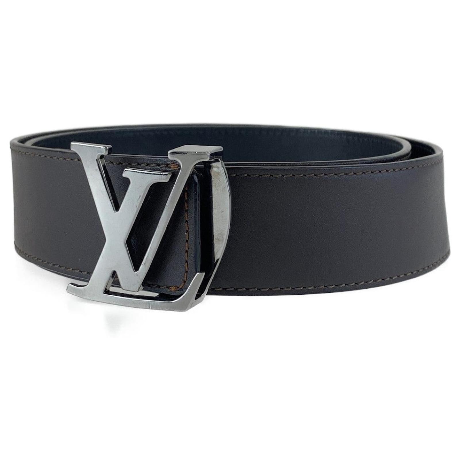 Louis Vuitton Leather Belt Brown/Black