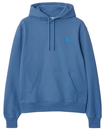 Burberry Protection Logo Hoodie Blue