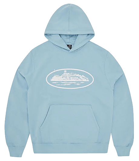 Corteiz Alcatraz Hoodie Baby Blue