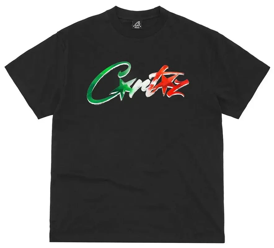 Corteiz Allstarz Italia Tee Black