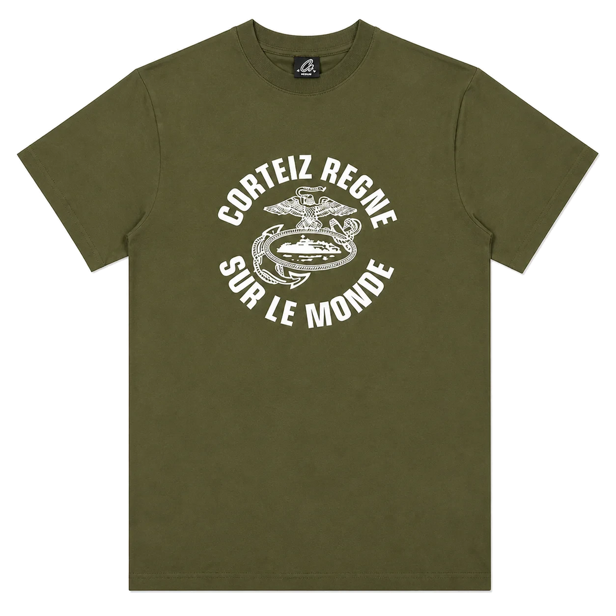 Corteiz Regne Sur Le Monde Tee Olive