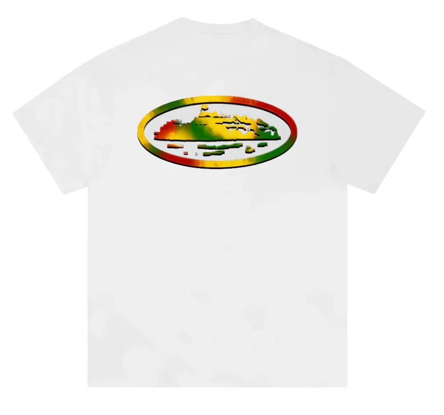 Corteiz Sunset Tee White