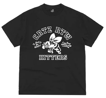 Corteiz The Hitters Tee Black
