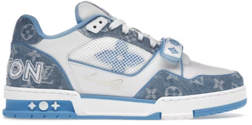Louis Vuitton Trainer baby blue denim