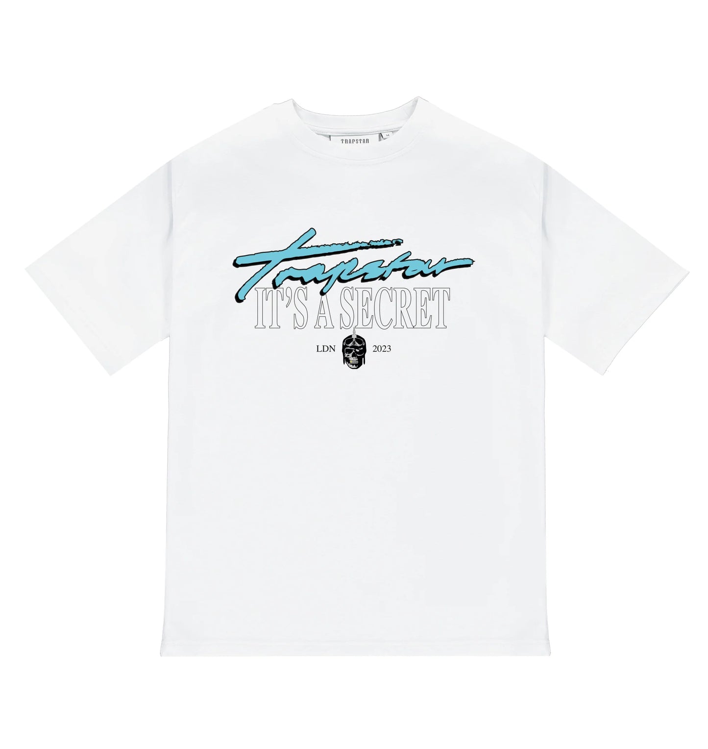 Trapstar Its A Secret SS Tee White/Teal