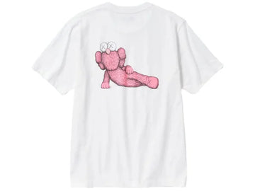 Kaws x Uniqlo Pink Figure White T-shirt