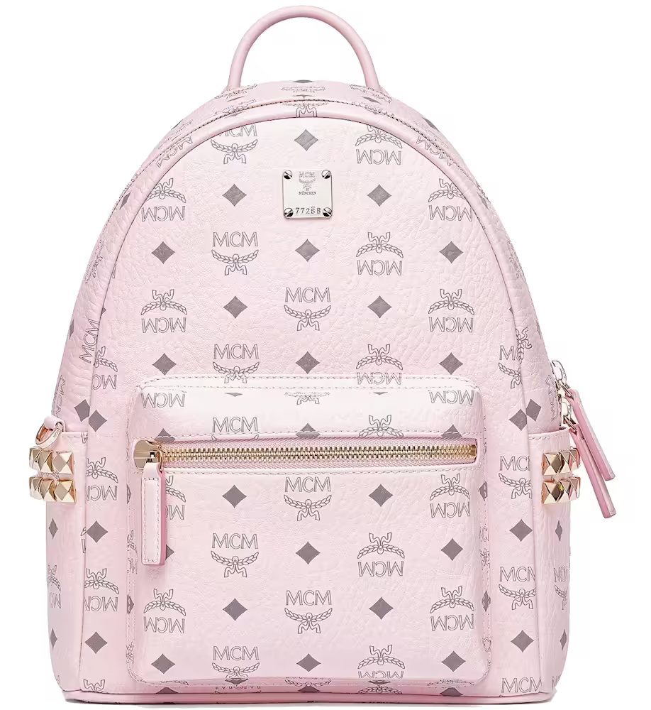 MCM Small Stark Backpack Pink