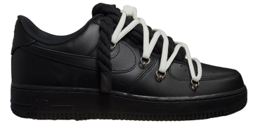 Nike Air Force 1 Low Rope Black & "Off White White Laces"