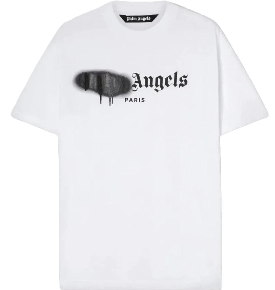 Palm Angels Paris Sprayed Tee White