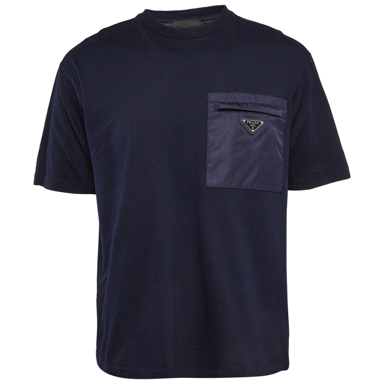 Prada Pocket Tee Navy