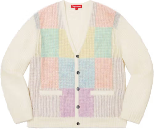 Supreme Brushed Grid Cardigan SS22