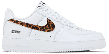 Supreme x GOODENOUGH x Air Force 1 Low 'White Cheetah Print'