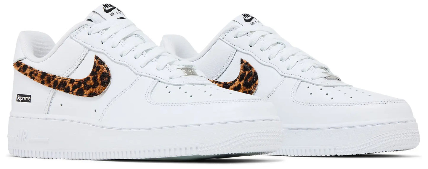 Supreme x GOODENOUGH x Air Force 1 Low 'White Cheetah Print'