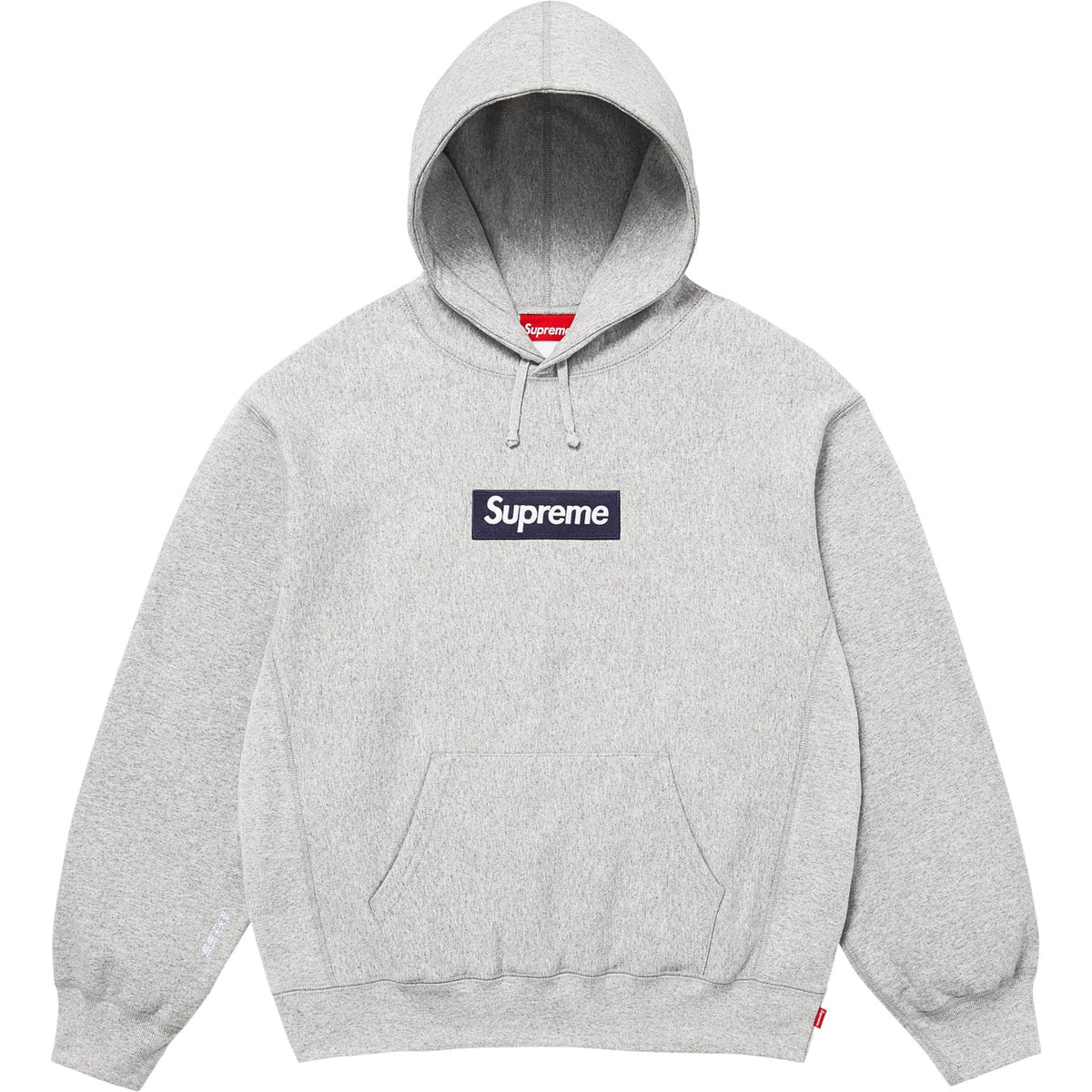 Supreme Box Logo Hooded Sweatshirt 'Heather Grey' FW25